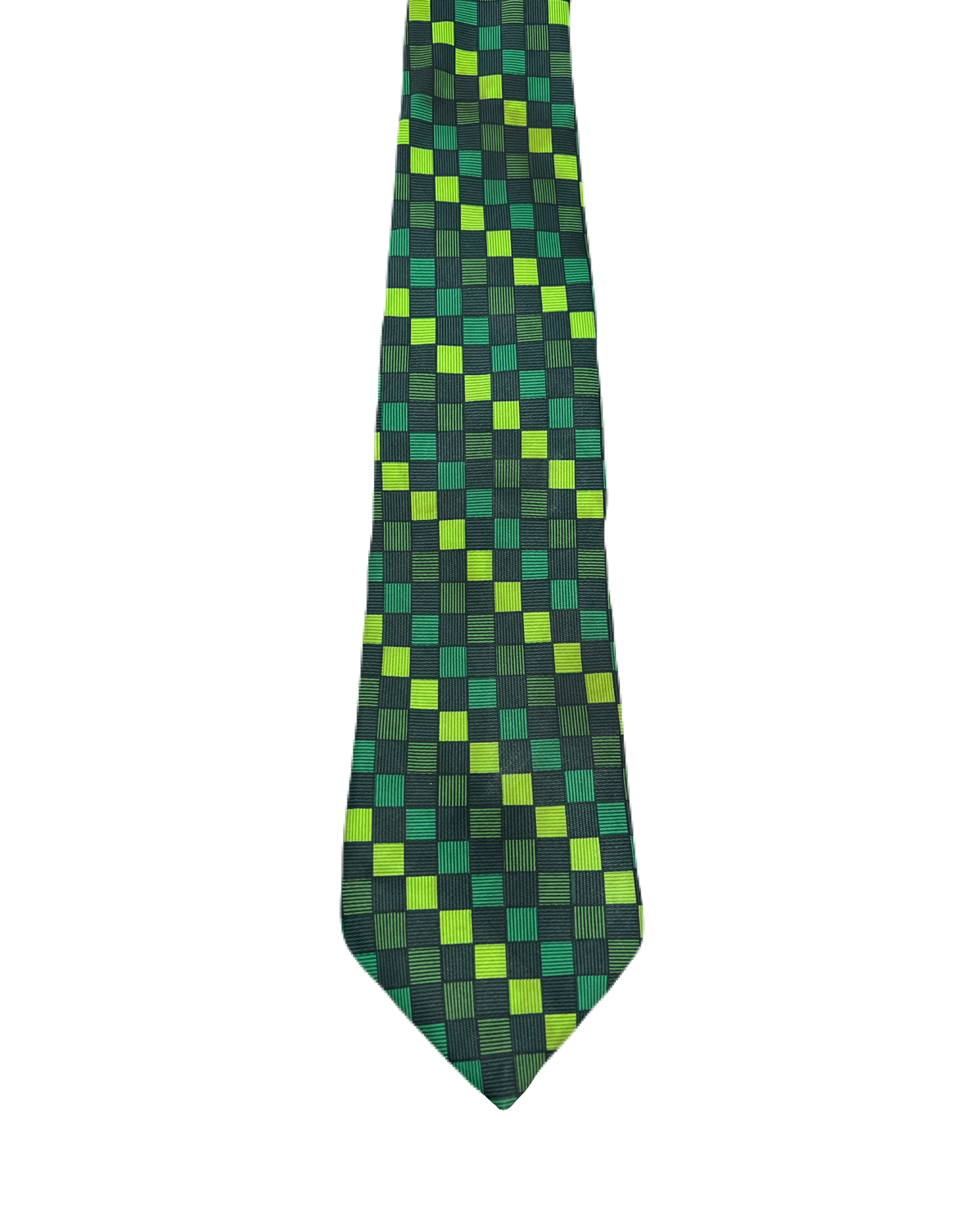 Burton Green Checkered Tie