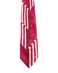 Daniel Elissa Hot Pink & White Tie