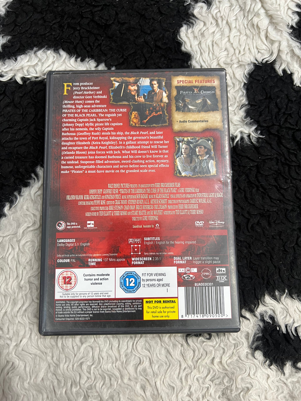 Pirates of the Caribbean DVD