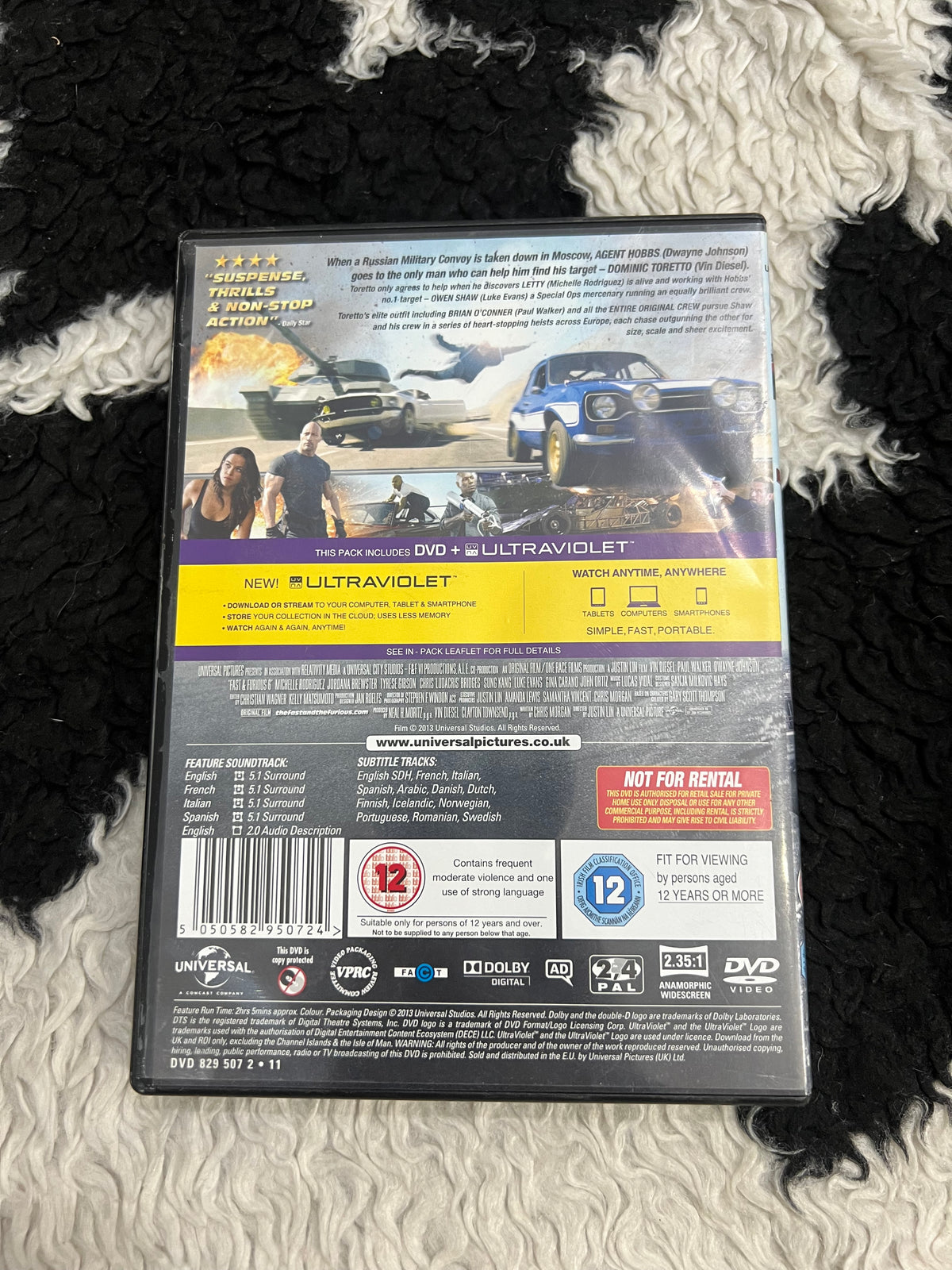 Fast & Furious 6 DVD