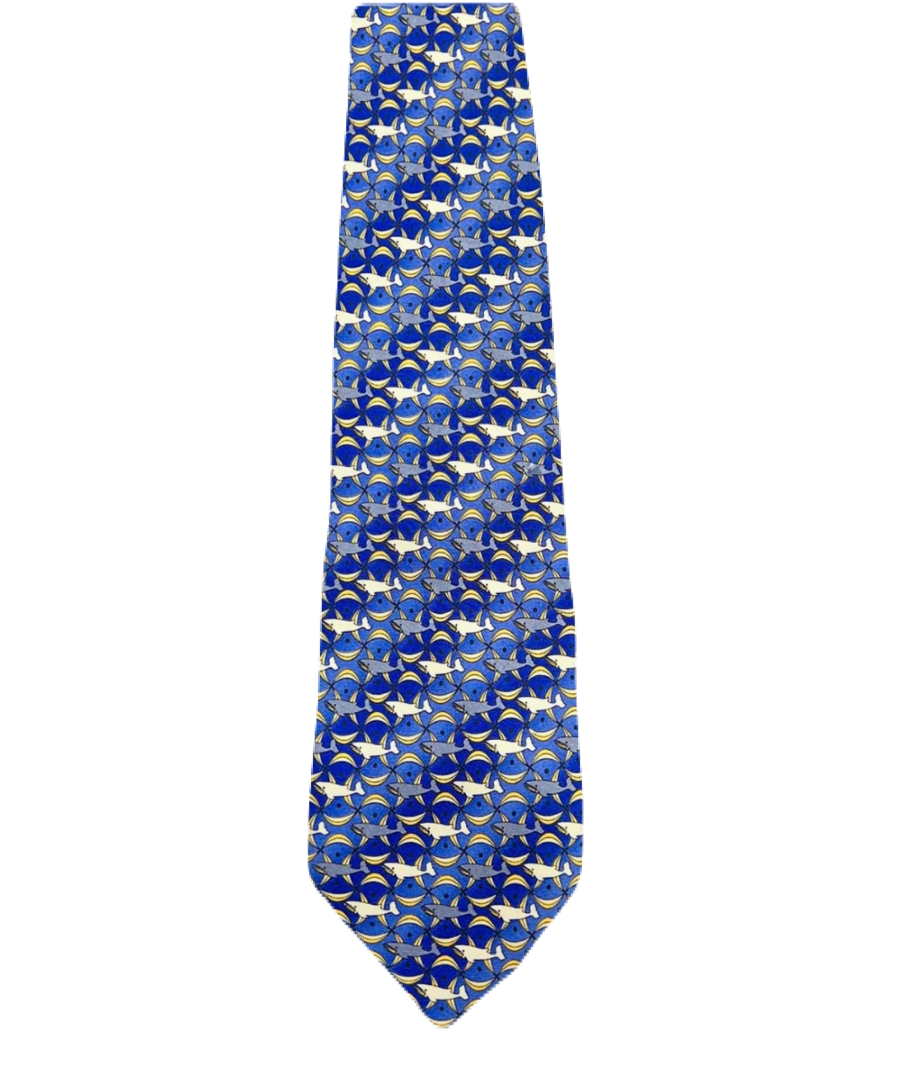 Blue Whales Tie