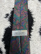 Detroit Fully Embroidered Narrow Tie