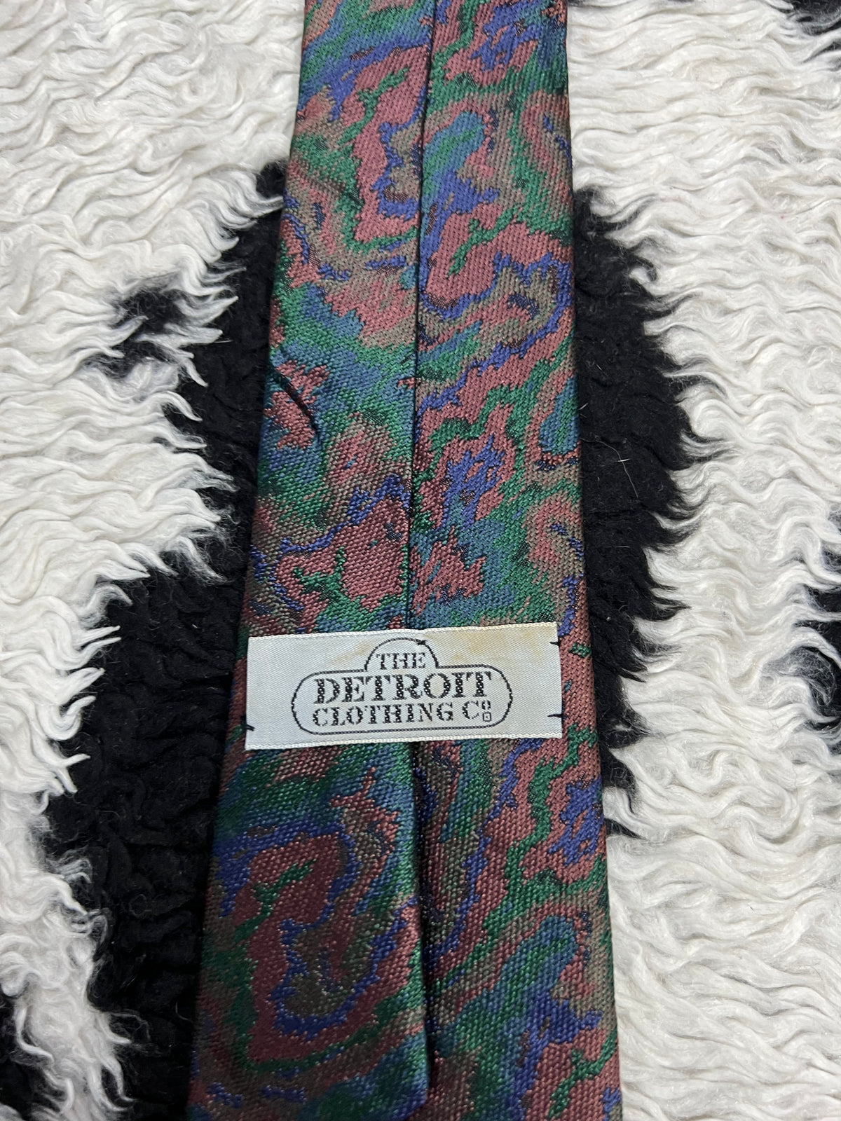 Detroit Fully Embroidered Narrow Tie