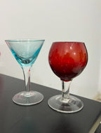 Mini Martini + Wine Glasses Set