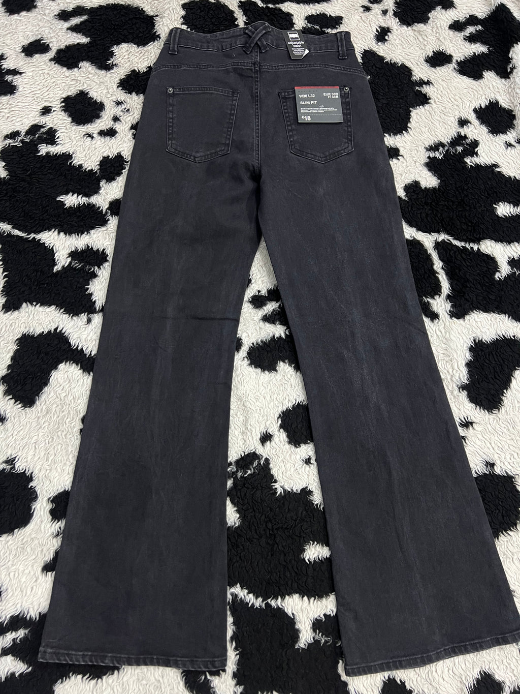 Black Denim Pants (Waist 28)