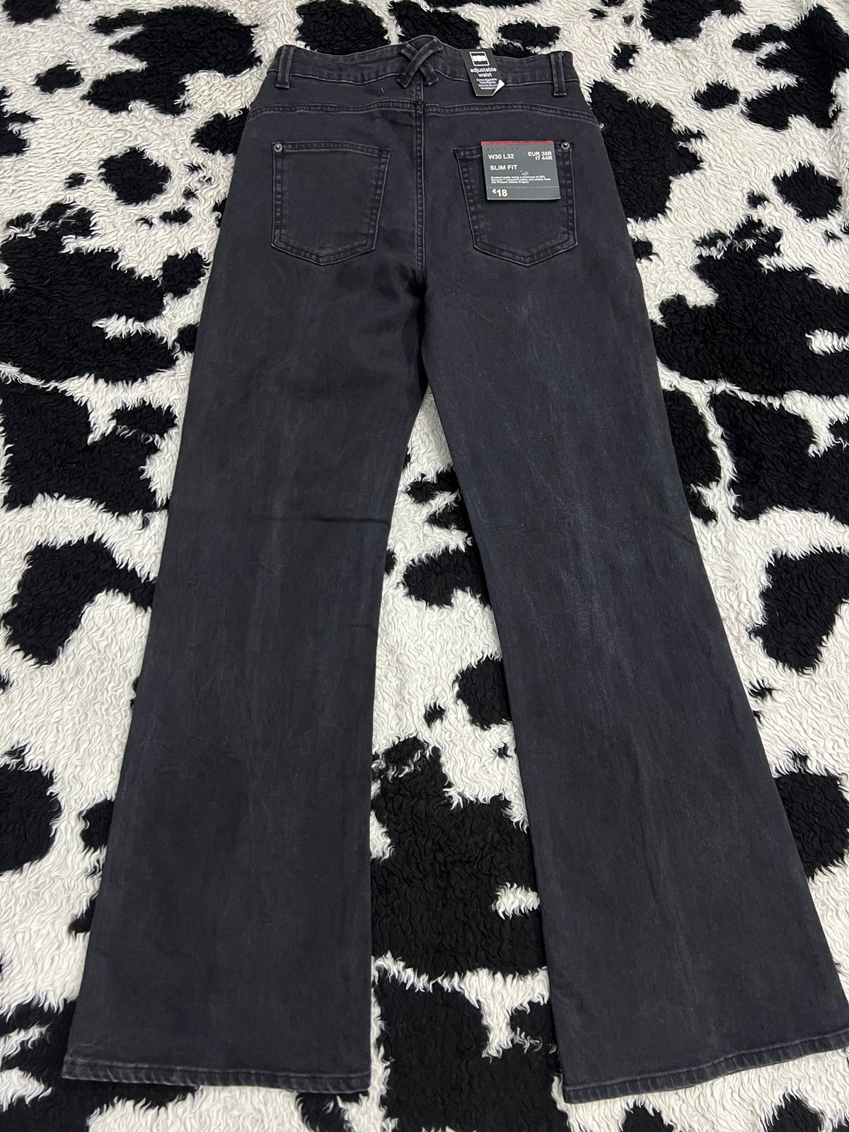 Black Denim Pants (Waist 28)