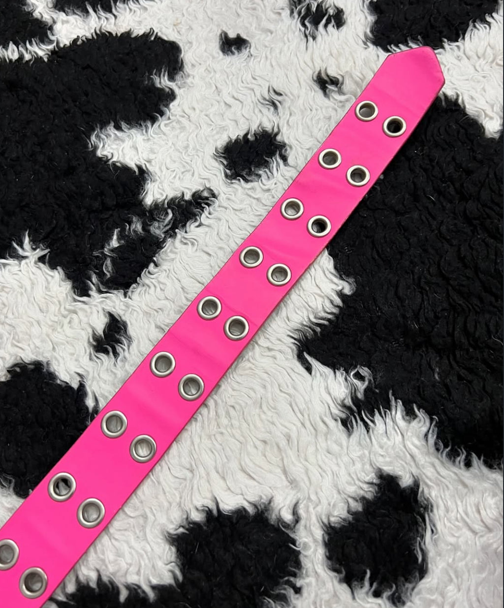 Pink Double-Holes Belt
