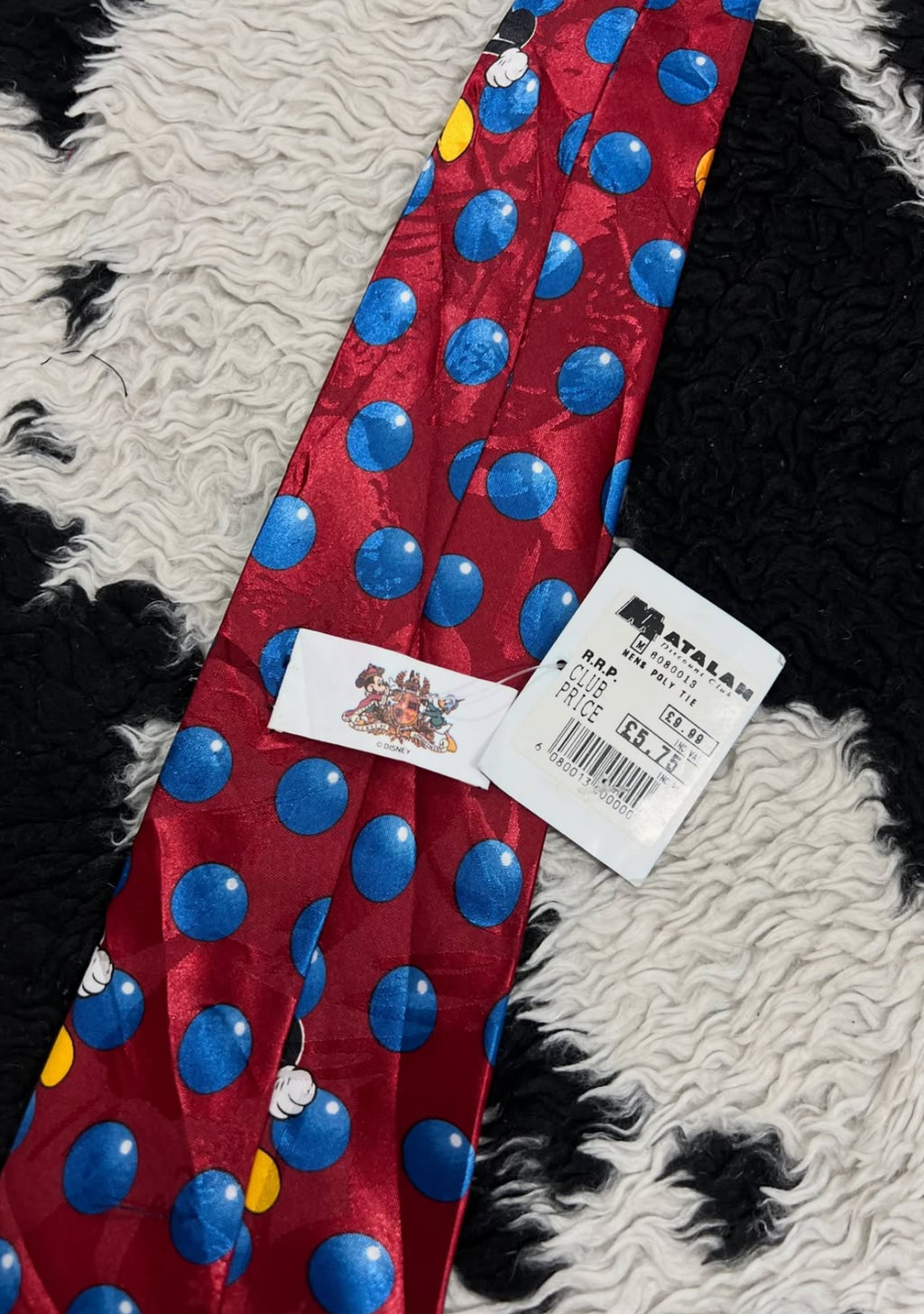 Mickey Mouse & Friends Playing Football Tie