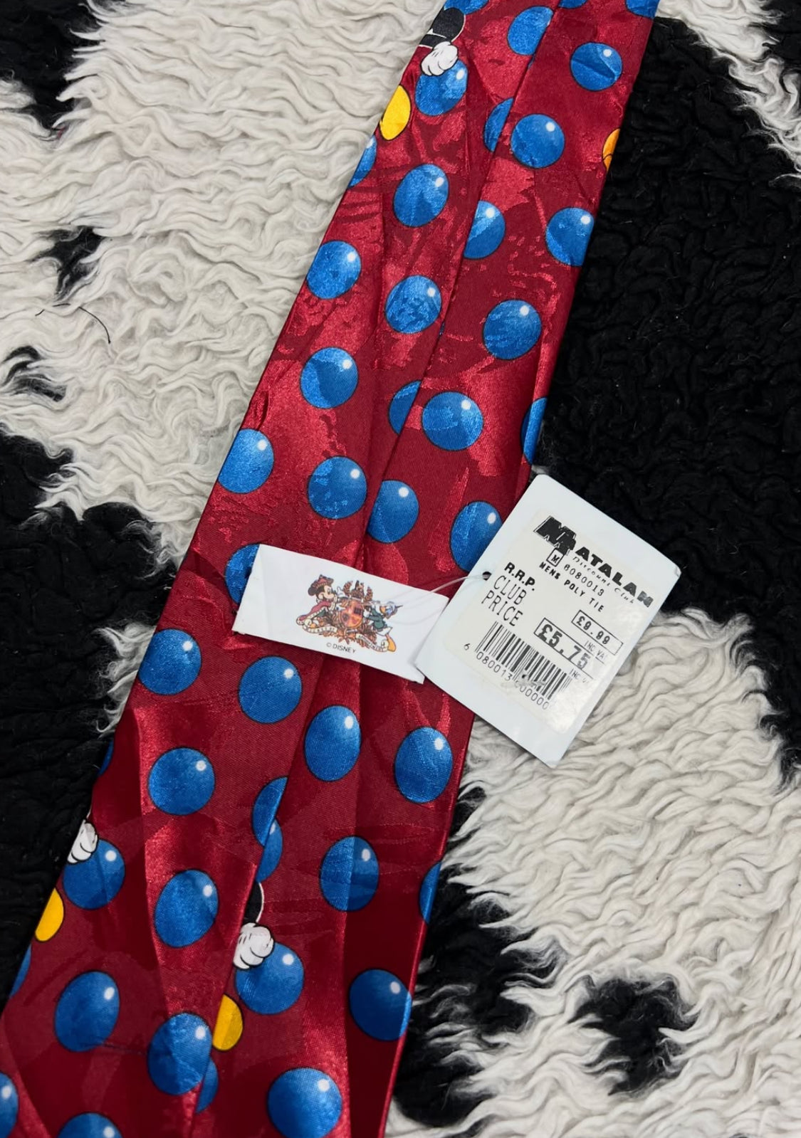 Mickey Mouse & Friends Playing Football Tie