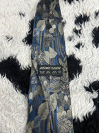 Wolf Hiding in Bushes EmbroideredTie