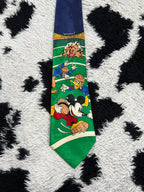 Mickey Mouse Playing Football Tie
