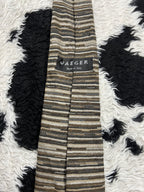 Vaeger Brown Striped Tie