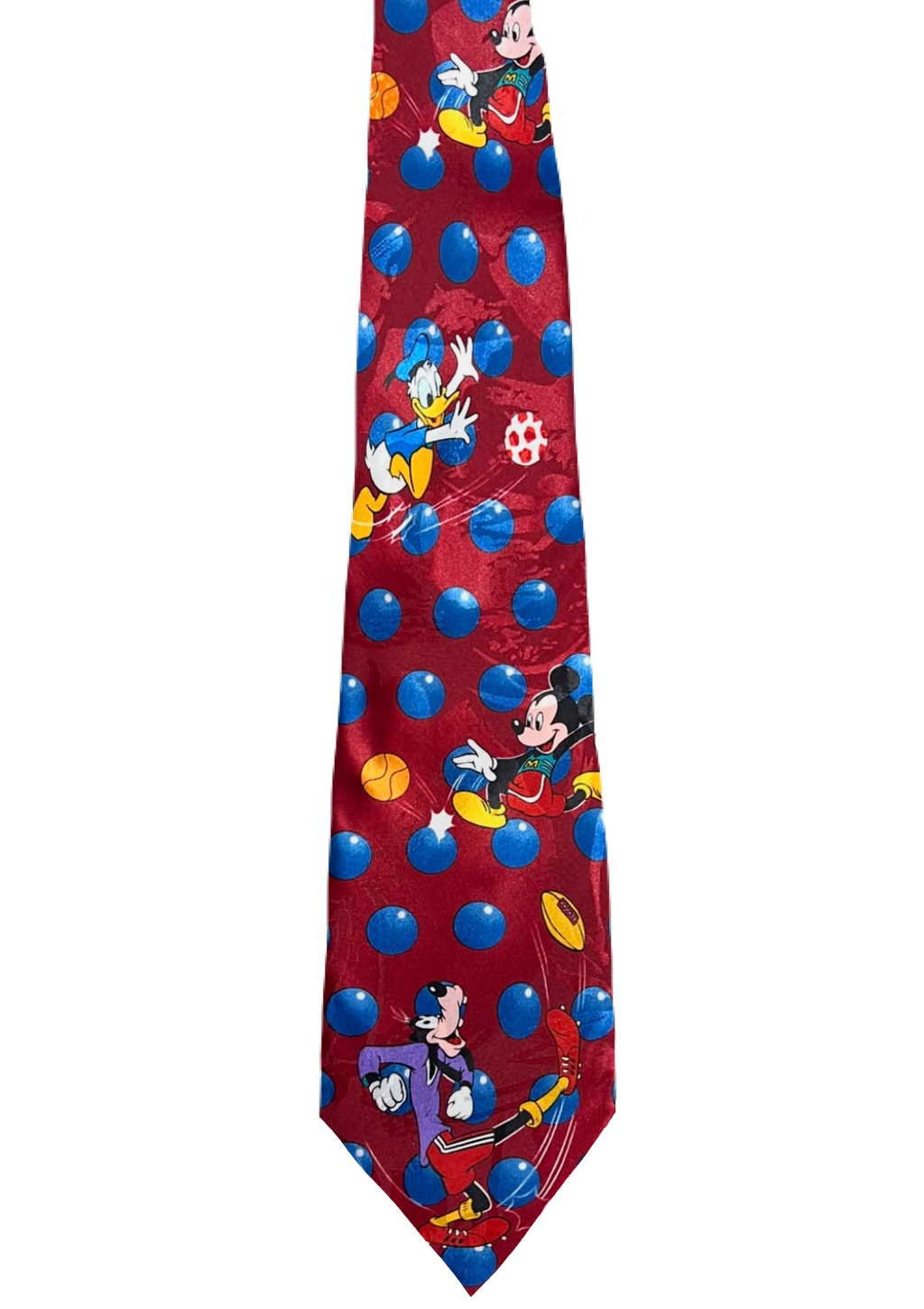 Mickey Mouse & Friends Playing Football Tie