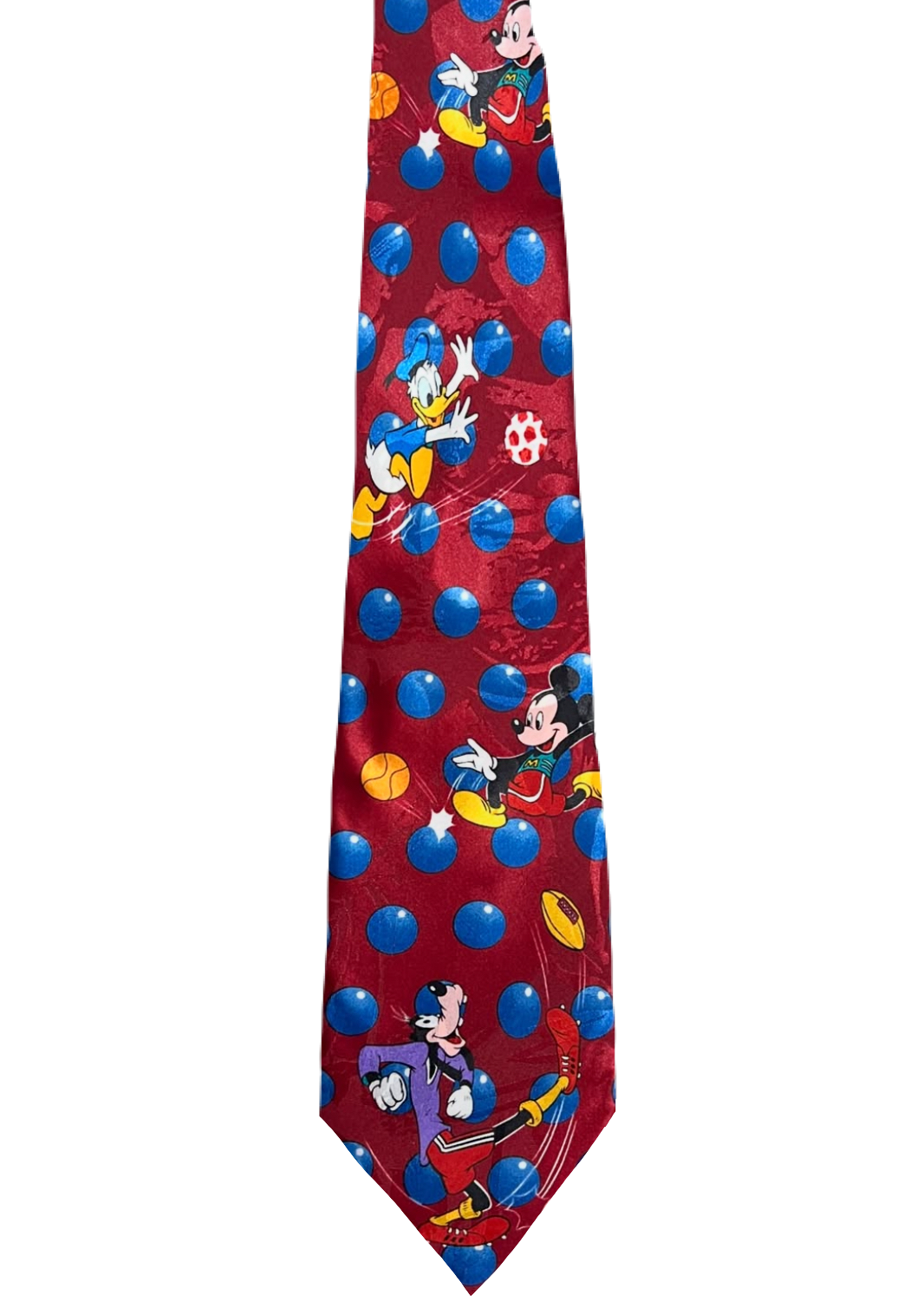 Mickey Mouse & Friends Playing Football Tie
