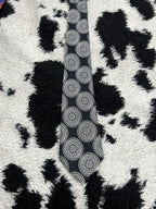 St. Micheal Black & White Tie