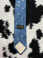 Blue Pheasants Tie