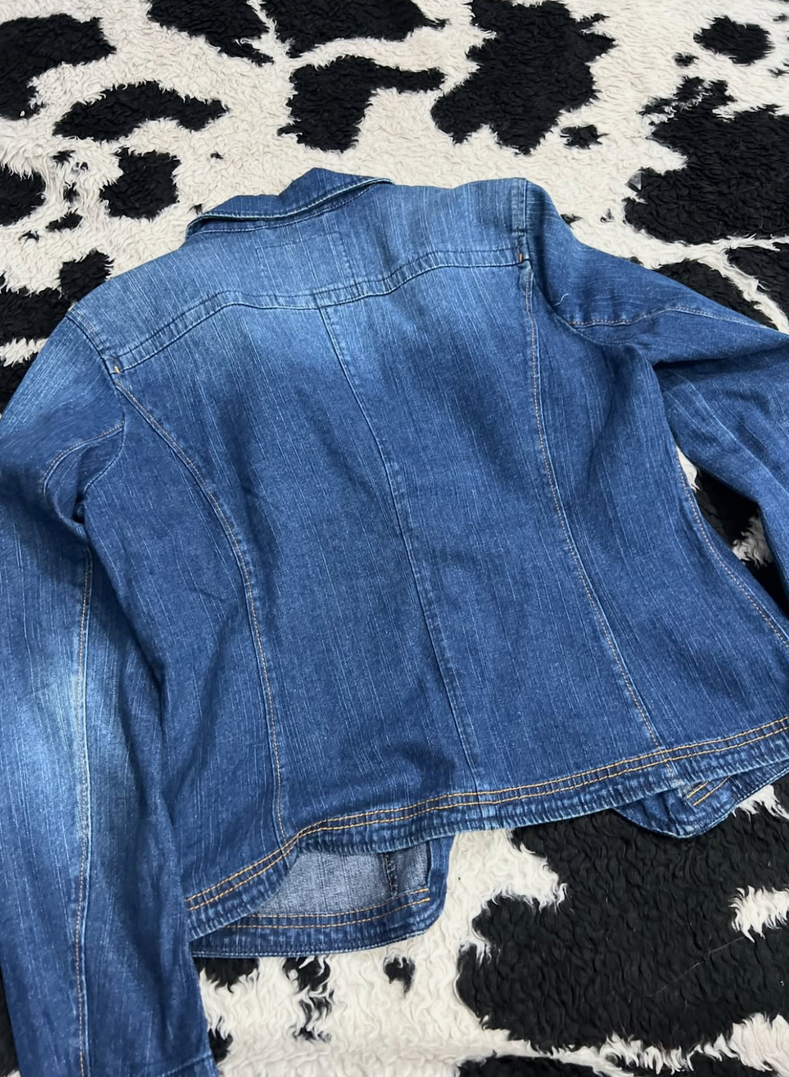 John Baner Denim Coat Jacket (Medium - Large)