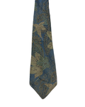 St. Bernard Blue Embroidered Floral Tie