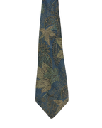St. Bernard Blue Embroidered Floral Tie