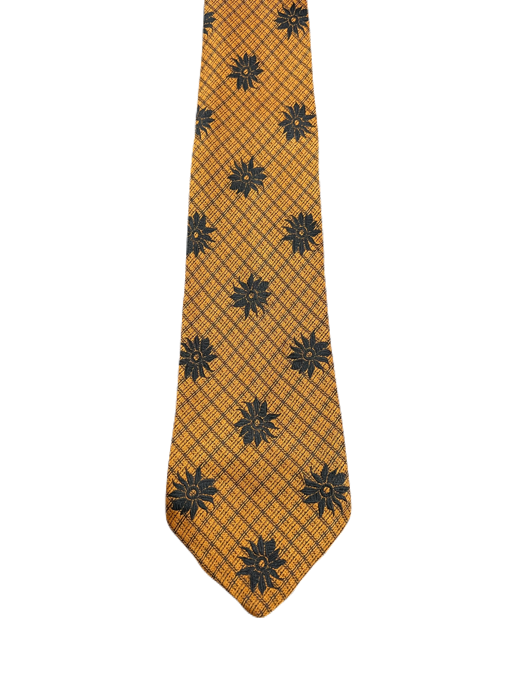 Pegasus Orange Floral Tie