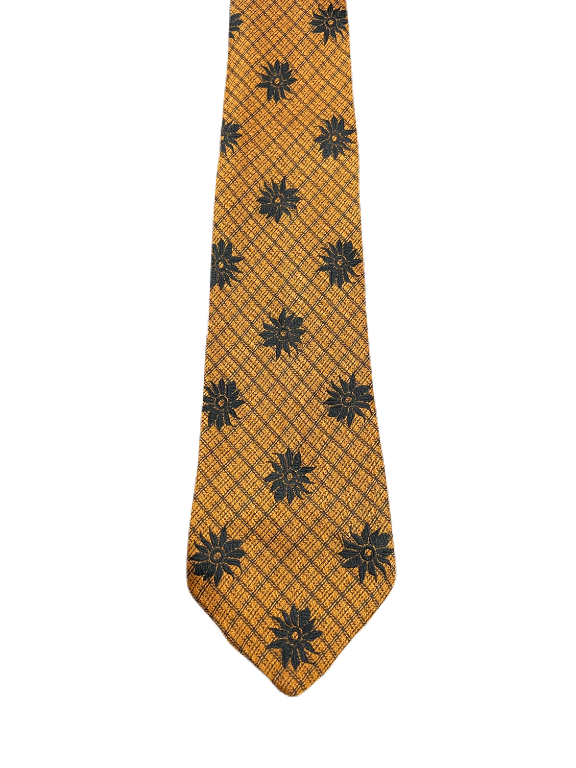 Pegasus Orange Floral Tie