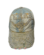 Texas Bedazzled Denim Cap