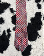 Red Football Tie