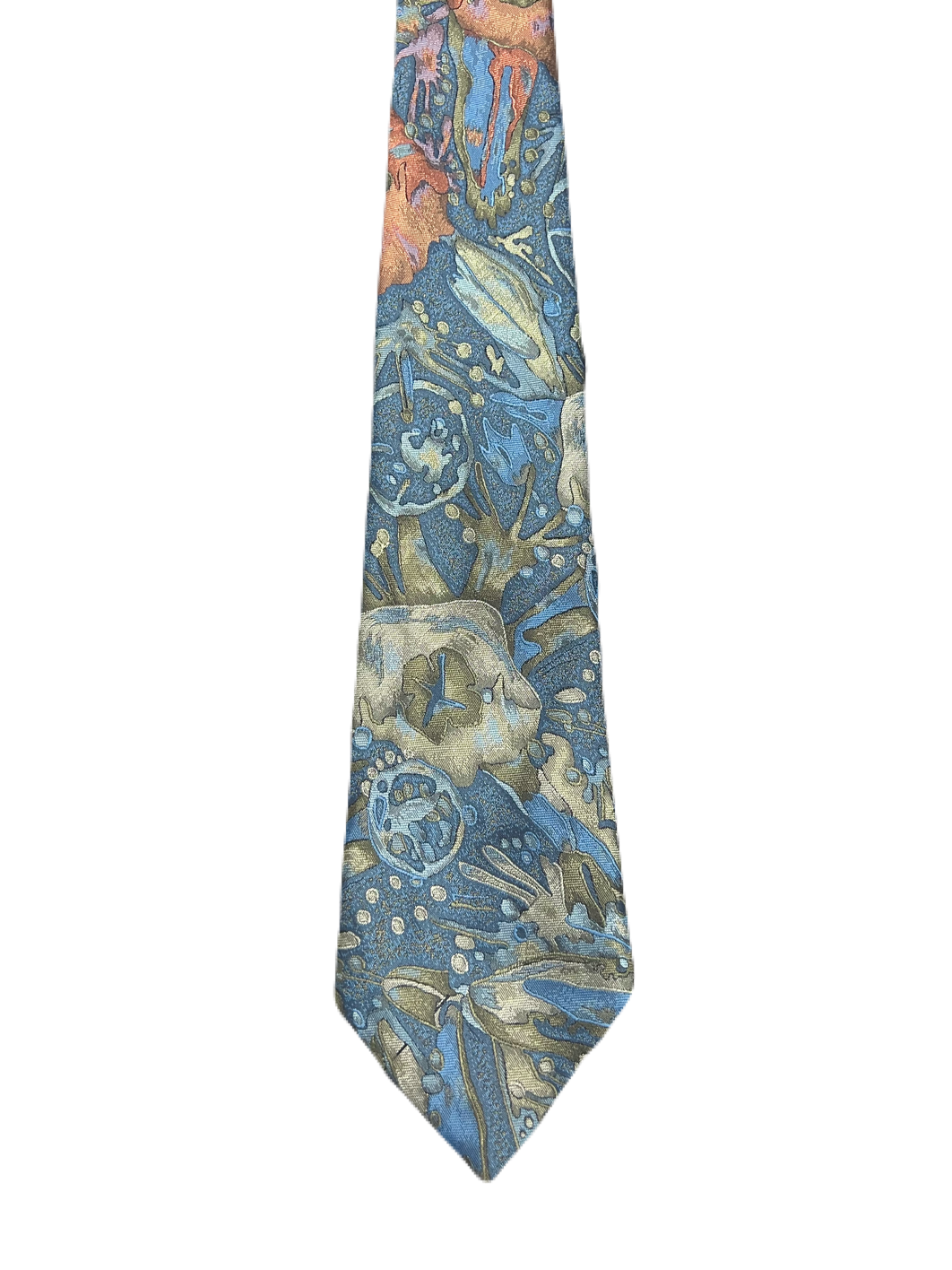 Burton Embroidered Floral Tie