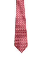 UK Stamp Embroidered Tie