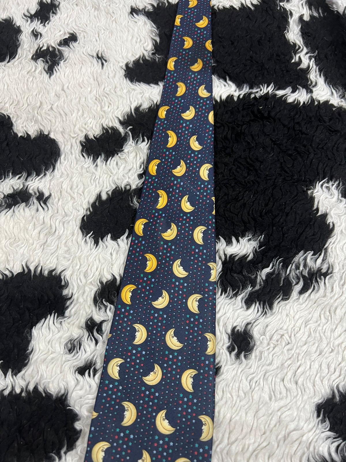 Moon Graphic Tie