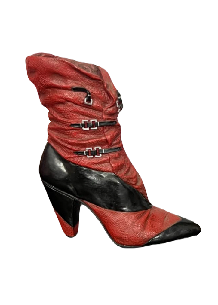 Red & Black Boots Trinket