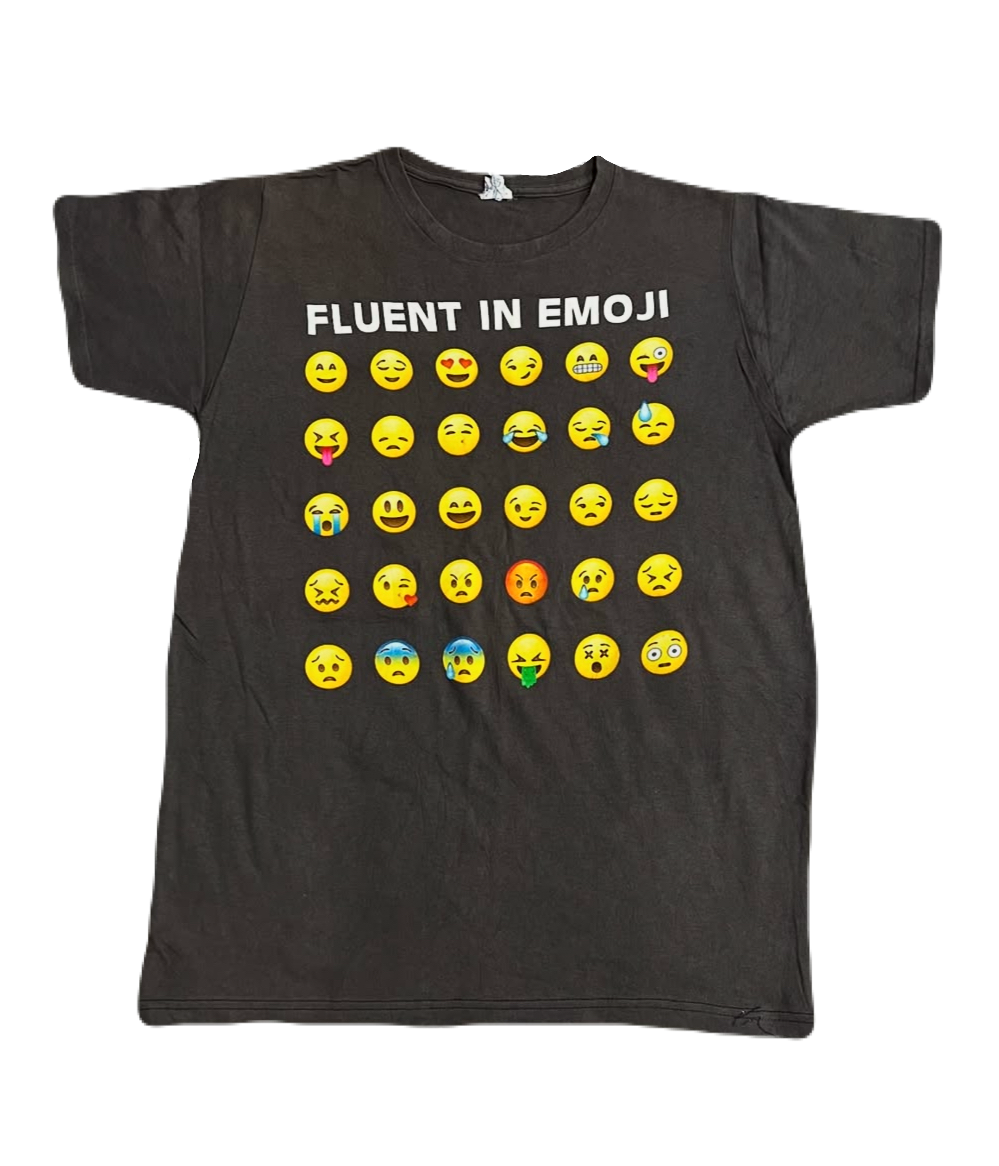 "Fluent in Emoji" Tee (Medium)