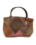 Brown Patchwork Bag