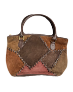 Brown Patchwork Bag