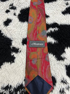 Montagu Fully Embroidered Swirl Tie