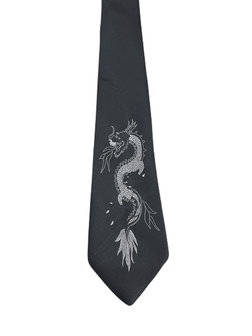 Dragon Embroidered Tie