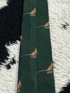 Embroidered Pheasants Tie