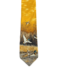 Mallards at Pond Painting Tie