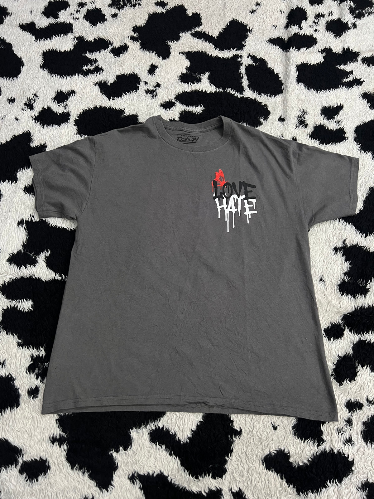 Love - Hate Double Sided Print Tee (Large)