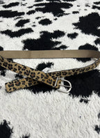 Cheetah Print Belt