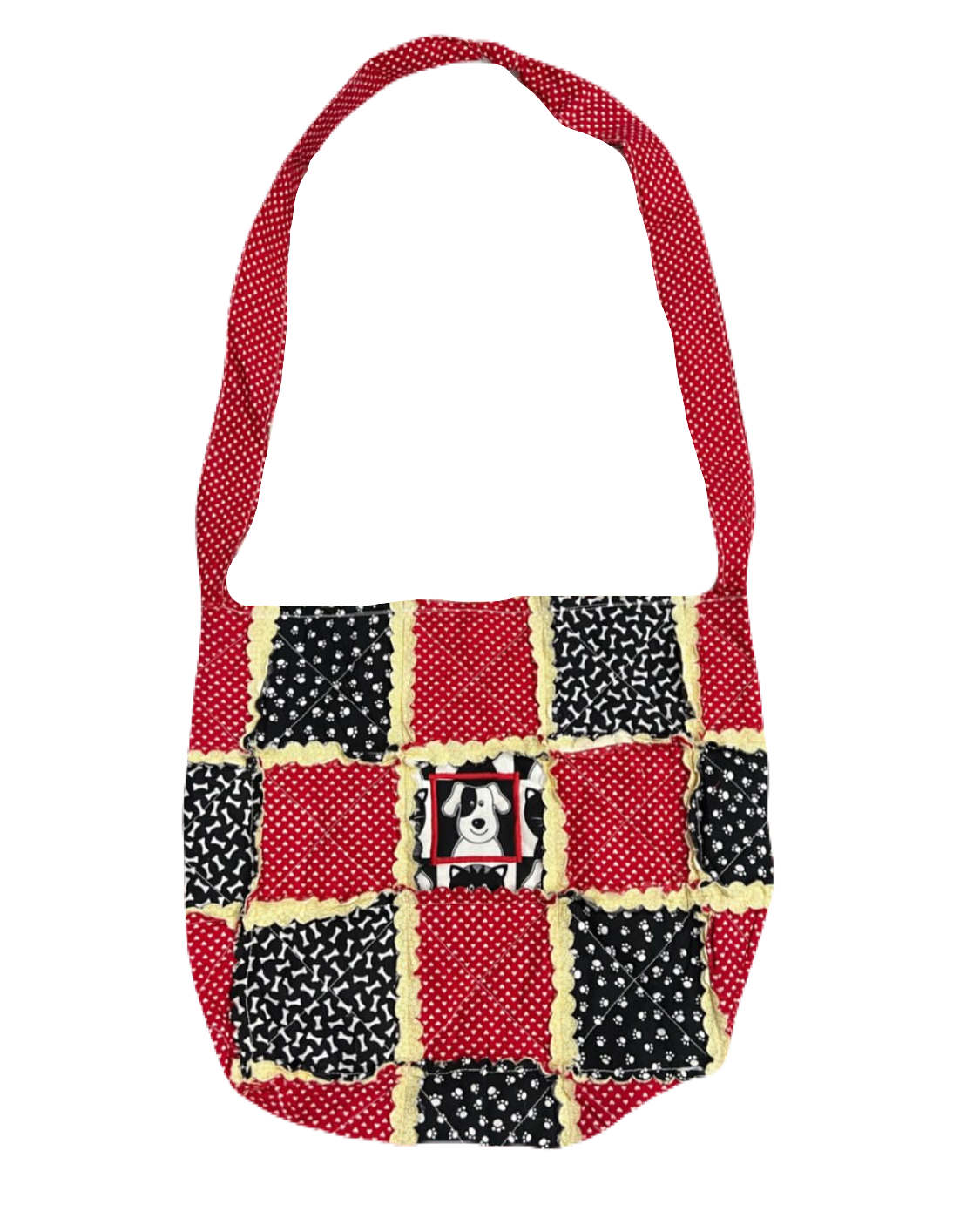 Patchwork Cottagecore Dog Bag