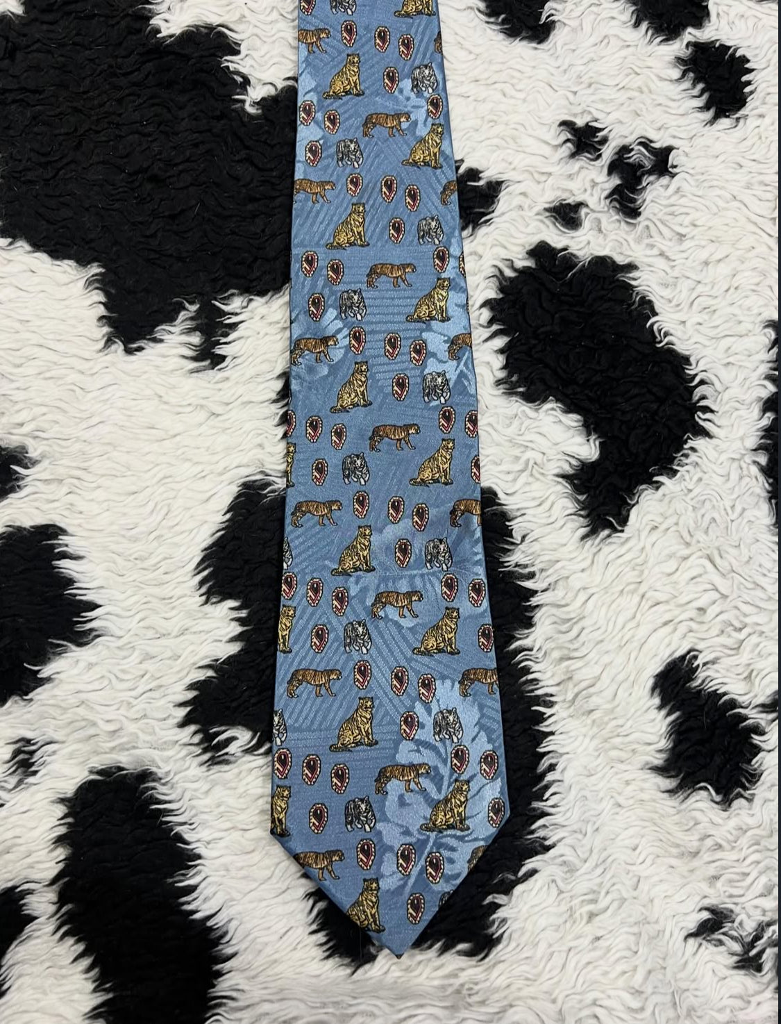 Double-Textured Tigers Tie