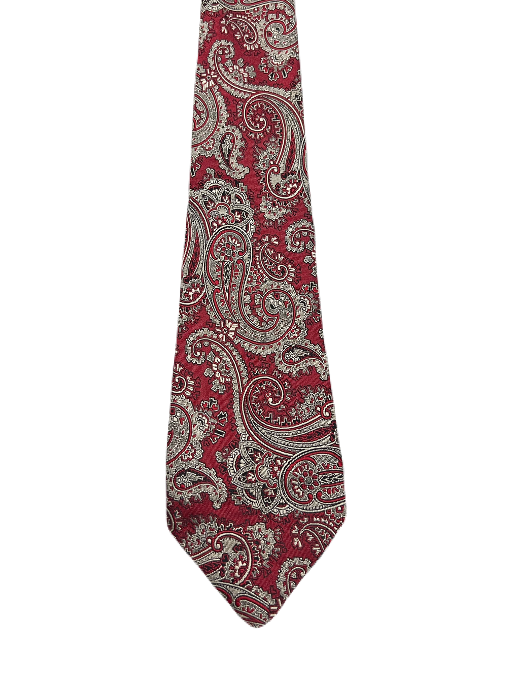 Red Paisley Tie