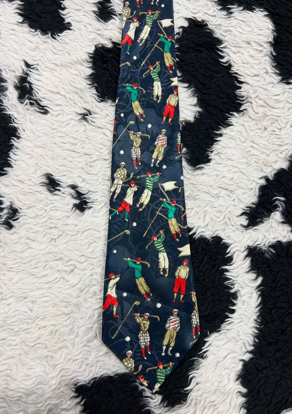 Golfing Graphic Tie