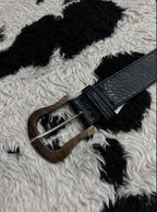 Brown-Buckle Black Belt