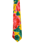 Yellow & Pink Floral Tie