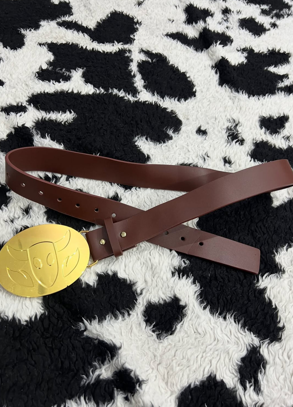 Cow Buckle Belt