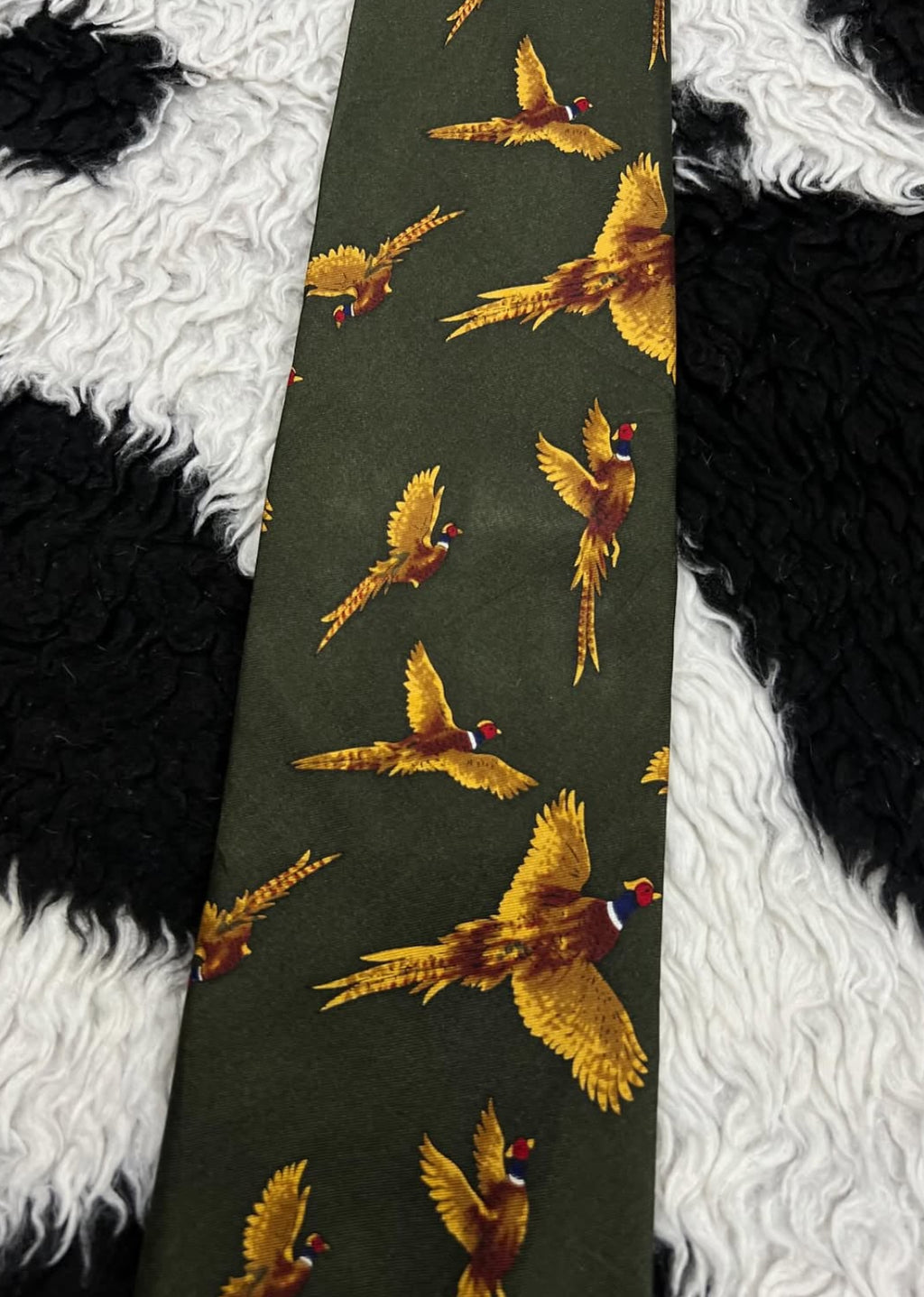 Flying Pheasants Tie
