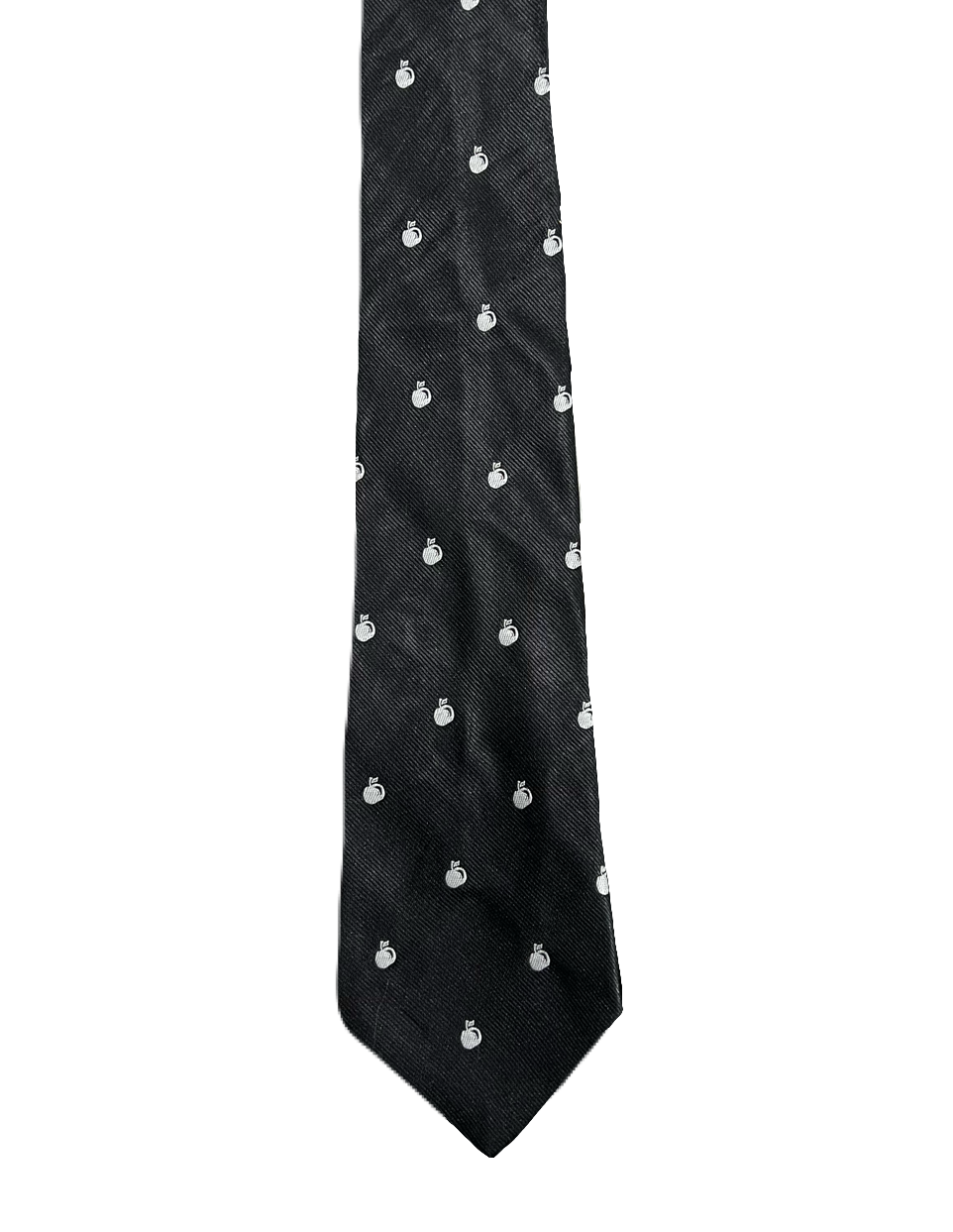 Embroidered Apples Tie