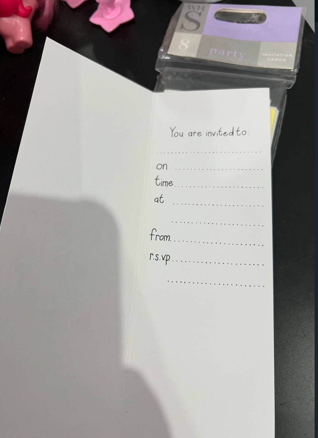 Party Invite Cards Set